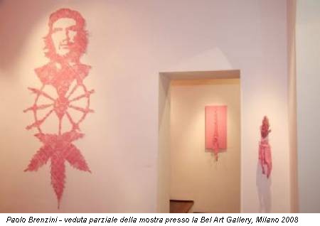 Paolo Brenzini - veduta parziale della mostra presso la Bel Art Gallery, Milano 2008