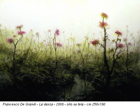 Francesco De Grandi - La danza - 2008 - olio su tela - cm 250x180