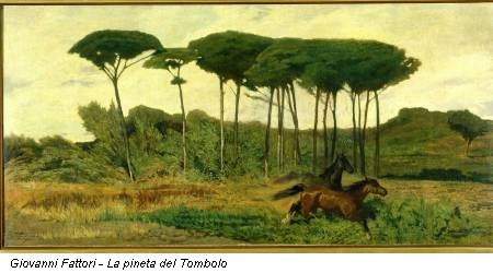 Giovanni Fattori - La pineta del Tombolo