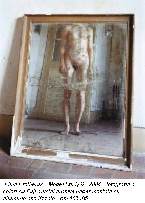 Elina Brotherus - Model Study 6 - 2004 - fotografia a colori su Fuji crystal archive paper montata su alluminio anodizzato - cm 105x85
