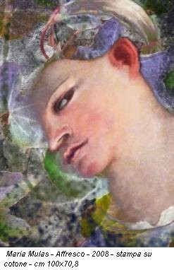 Maria Mulas - Affresco - 2008 - stampa su cotone - cm 100x70,8