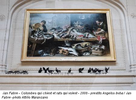 Jan Fabre - Colombes qui chient et rats qui volent - 2008 - prestito Angelos bvba / Jan Fabre -photo Attilio Maranzano
