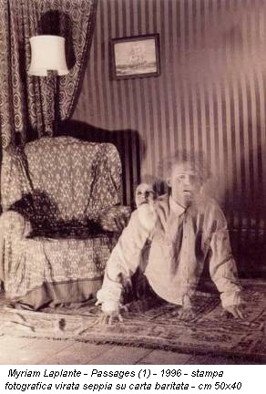 Myriam Laplante - Passages (1) - 1996 - stampa fotografica virata seppia su carta baritata - cm 50x40
