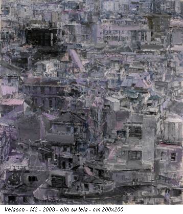 Velasco - M2 - 2008 - olio su tela - cm 200x200