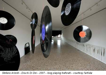 Stefano Arienti - Dischi Di Dei - 2007 - long playing traforati - courtesy l'artista