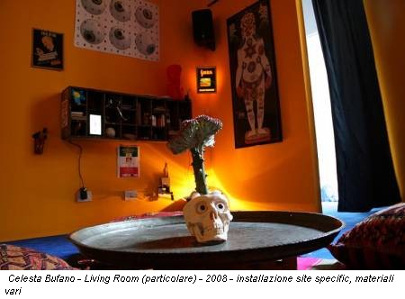 Celesta Bufano - Living Room (particolare) - 2008 - installazione site specific, materiali vari
