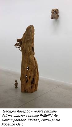 Georges Adéagbo - veduta parziale dell'installazione presso Frittelli Arte Contemporanea, Firenze, 2008 - photo Agostino Osio