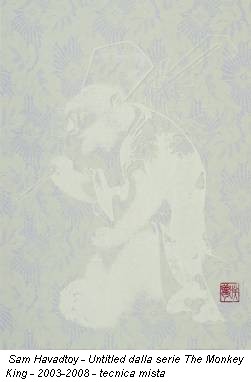 Sam Havadtoy - Untitled dalla serie The Monkey King - 2003-2008 - tecnica mista