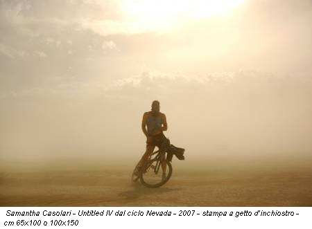 Samantha Casolari - Untitled IV dal ciclo Nevada - 2007 - stampa a getto d’inchiostro - cm 65x100 o 100x150