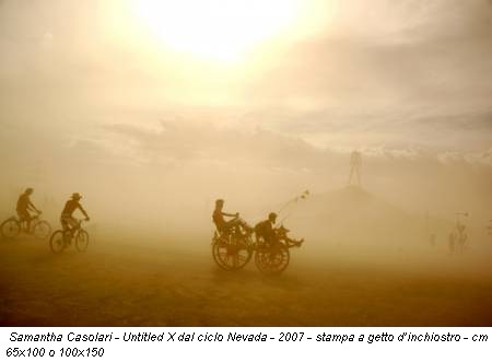 Samantha Casolari - Untitled X dal ciclo Nevada - 2007 - stampa a getto d’inchiostro - cm 65x100 o 100x150