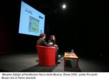Marjane Satrapi all'Auditorium Parco della Musica, Roma 2008 - photo Riccardo Musacchio & Flavio Ianniello