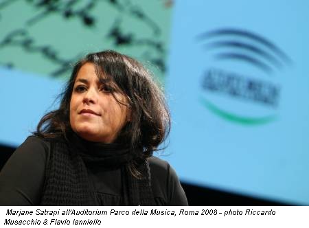 Marjane Satrapi all'Auditorium Parco della Musica, Roma 2008 - photo Riccardo Musacchio & Flavio Ianniello