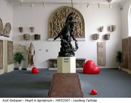Kurt Gebauer - Heart in lapidarium - 1997/2007 - courtesy l’artista