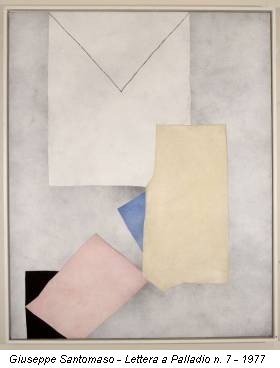 Giuseppe Santomaso - Lettera a Palladio n. 7 - 1977