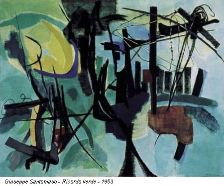 Giuseppe Santomaso - Ricordo verde - 1953