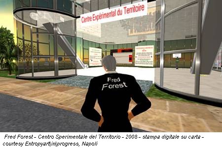 Fred Forest - Centro Sperimentale del Territorio - 2008 - stampa digitale su carta - courtesy Entropyart|in|progress, Napoli