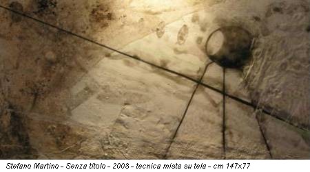 Stefano Martino - Senza titolo - 2008 - tecnica mista su tela - cm 147x77