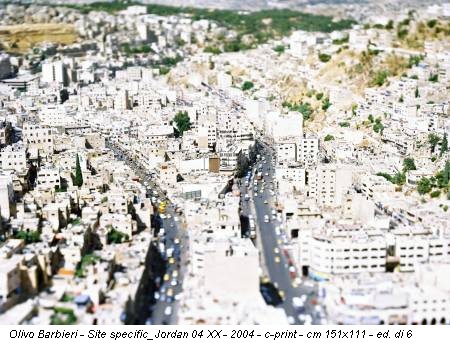 Olivo Barbieri - Site specific_Jordan 04 XX - 2004 - c-print - cm 151x111 - ed. di 6