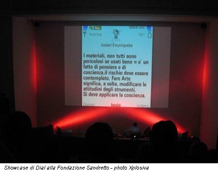 Showcase di Dial alla Fondazione Sandretto - photo Xplosiva