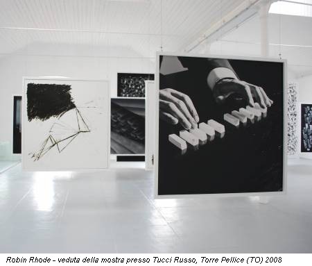 Robin Rhode - veduta della mostra presso Tucci Russo, Torre Pellice (TO) 2008