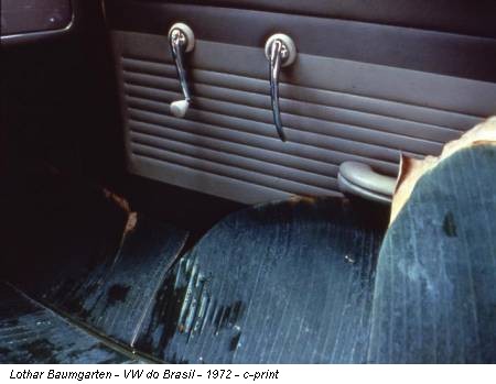 Lothar Baumgarten - VW do Brasil - 1972 - c-print