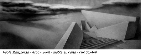 Paola Margherita - Arco - 2008 - matita su carta - cm135x400