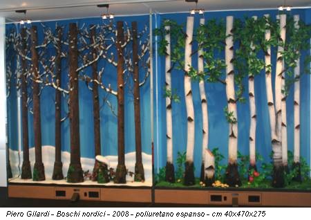 Piero Gilardi - Boschi nordici - 2008 - poliuretano espanso - cm 40x470x275