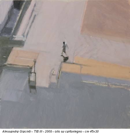 Alessandra Giacinti - TIB III - 2008 - olio su cartonlegno - cm 45x30