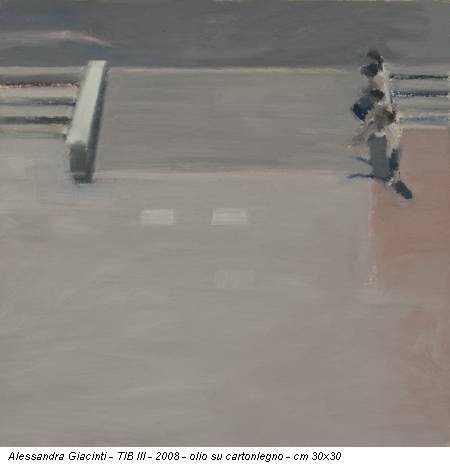 Alessandra Giacinti - TIB III - 2008 - olio su cartonlegno - cm 30x30