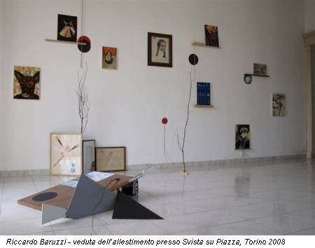 Riccardo Baruzzi - veduta dell’allestimento presso Svista su Piazza, Torino 2008