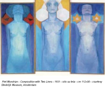 Piet Mondrian - Composition with Two Lines - 1931 - olio su tela - cm 112x80 - courtesy Stedelijk Museum, Amsterdam