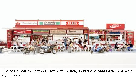 Francesco Jodice - Forte dei marmi - 2000 - stampa digitale su carta Hahnemühle - cm 73,5x147 ca.
