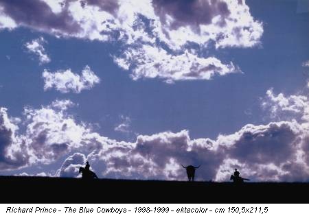 Richard Prince - The Blue Cowboys - 1998-1999 - ektacolor - cm 150,5x211,5