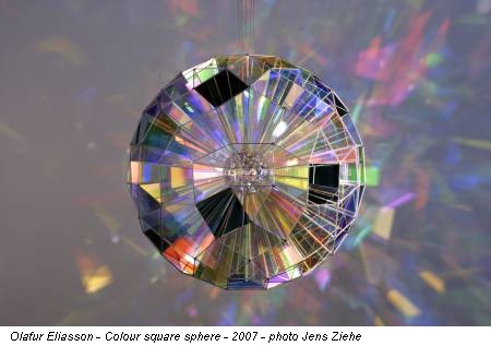 Olafur Eliasson - Colour square sphere - 2007 - photo Jens Ziehe