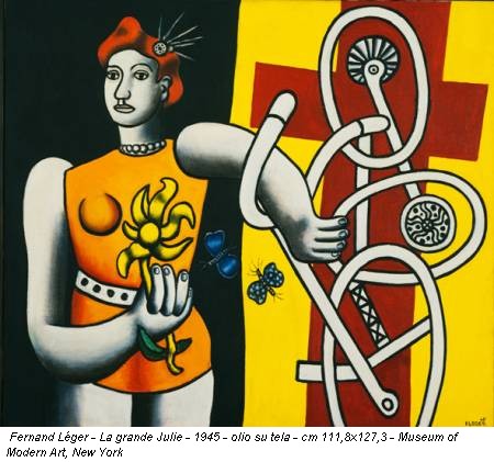 Fernand Léger - La grande Julie - 1945 - olio su tela - cm 111,8x127,3 - Museum of Modern Art, New York