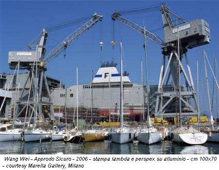 Wang Wei - Approdo Sicuro - 2006 - stampa lambda e perspex su alluminio - cm 100x70 - courtesy Marella Gallery, Milano