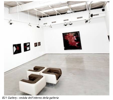 B21 Gallery - veduta dell’interno della galleria
