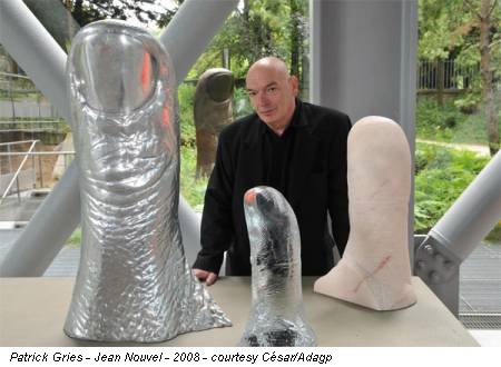 Patrick Gries - Jean Nouvel - 2008 - courtesy César/Adagp