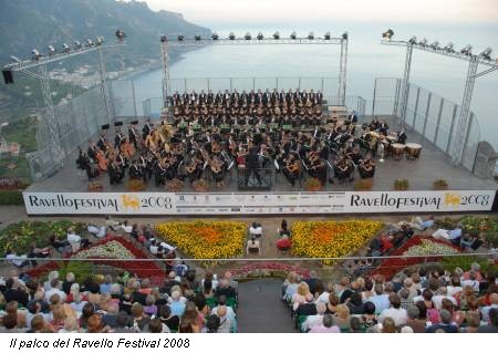 Il palco del Ravello Festival 2008