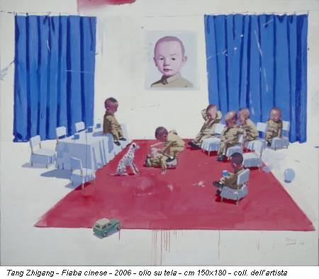 Tang Zhigang - Fiaba cinese - 2006 - olio su tela - cm 150x180 - coll. dell’artista