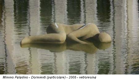 Mimmo Paladino - Dormienti (particolare) - 2008 - vetroresina