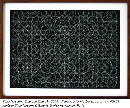 Timo Nasseri - One and One #1 - 2008 - disegno a inchiostro su carta - cm 63x83 - courtesy Timo Nasseri & Galerie Schleicher+Lange, Paris