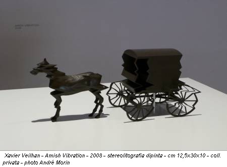 Xavier Veilhan - Amish Vibration - 2008 - stereolitografia dipinta - cm 12,5x30x10 - coll. privata - photo André Morin