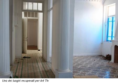 Uno dei luoghi recuperati per Art Tlv