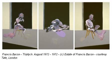 Francis Bacon - Triptych. August 1972 - 1972 - (c) Estate of Francis Bacon - courtesy Tate, London