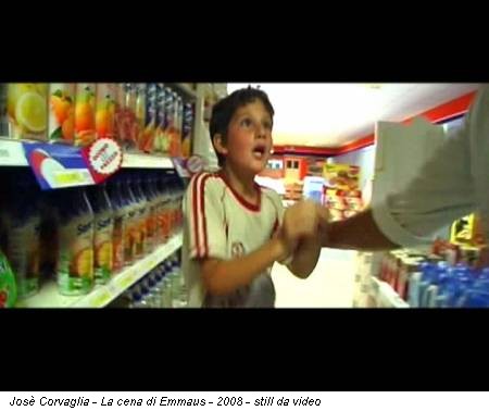 Josè Corvaglia - La cena di Emmaus - 2008 - still da video
