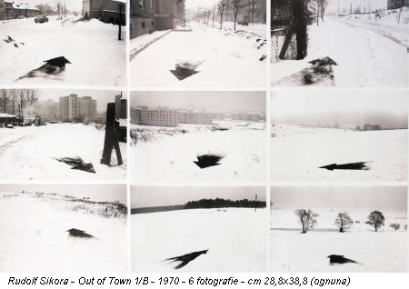 Rudolf Sikora - Out of Town 1/B - 1970 - 6 fotografie - cm 28,8x38,8 (ognuna)