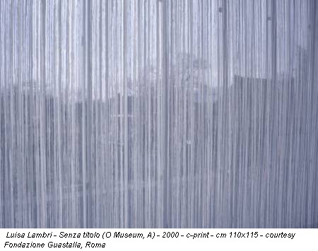 Luisa Lambri - Senza titolo (O Museum, A) - 2000 - c-print - cm 110x115 - courtesy Fondazione Guastalla, Roma