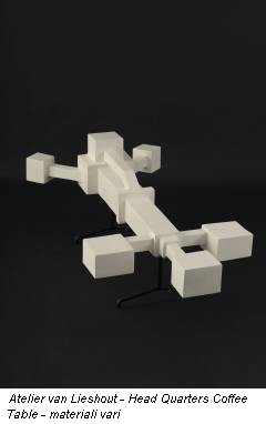Atelier van Lieshout - Head Quarters Coffee Table - materiali vari