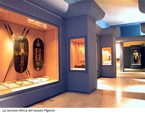 La sezione Africa del museo Pigorini
